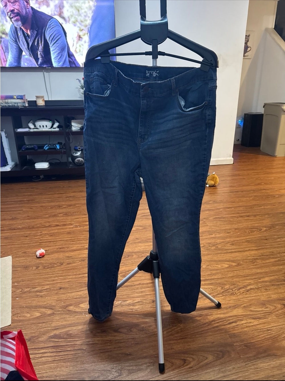 Terra & Sky Dark Indigo Skinny Jeans